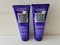 2 L'Oréal Paris purple shampoos 6oz