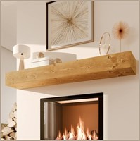 Avana Fireplace Mantel 72"" - Rustic Natural