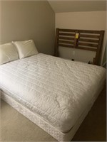 Queen size mattress/box springs & bed frame