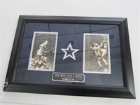 DALLAS COWBOYS HAIL MARY PHOTOS-STAUBACH & PEARSON