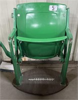 (AS) Green Stadium Seat On Football Base.