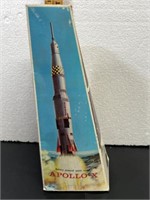 Vintage Apollo - X space rocket toy. W/ box.