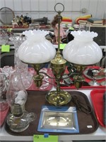 Electric Lamp, Clear Glass Oil Lamp,+++