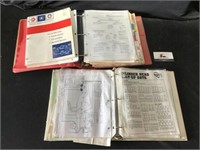 Binders with GM Parts List/Manuals