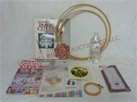 Paper Crafting Book & Needlepoint Supplies