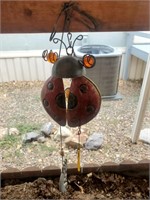 Metal Lady Bug Decor