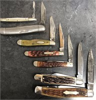 Lot of various knives and manufactures