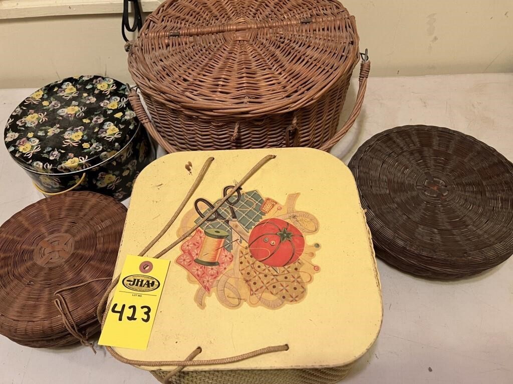 Sewing Baskets & Sewing Supplies