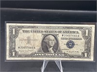 $1 Dollar Silver certificate 1957 A