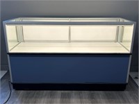 Blue Illuminated Display Fixture/Cabinet