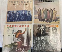 4) Foreigner  vinyl, LP records