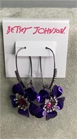 Betsey Johnson Flower Earrings