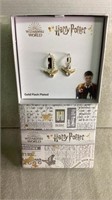 Harry Potter Gold Flash Plated Earrings