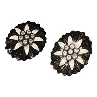 Pair of brooches