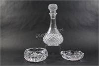 Crystal Bowls & Pressed Glass Decanter