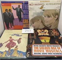 (4) Records; Sound of Music & More; See Pics