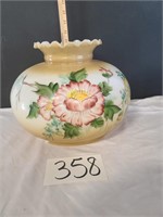 Large Hurricane Hand Painted Lamp Shade