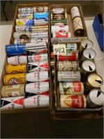 8 Flats Of Mostly 12 oz. Pull Tab Beer Cans -