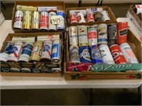 8 Flats Of Mostly 16 oz. Pull Tab Beer Cans -