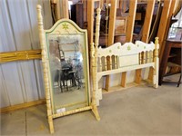 Stanley Furniture Co. Standing Mirror & Headboard