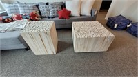 2PC COFFEE TABLE & SIDE TABLE