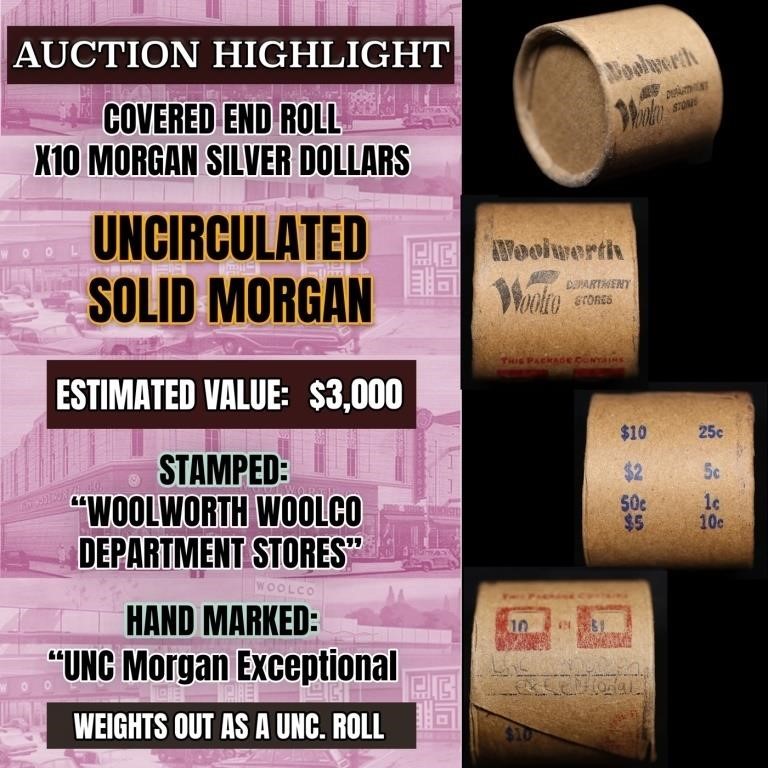 LATE NIGHT! Key Date Rare Coin Auction 25.3ON