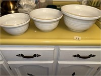 WHITE MIXING BOWLS