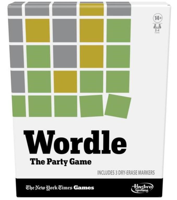 Hasbro Wordle The Party Game for 2-4 Players,
