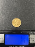 1853 gold dollar
