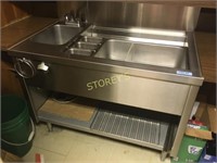 Like New S/S Cocktail Sink - 42 x 25 x 32