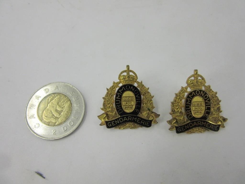 Badges Gendarmerie Drummondville