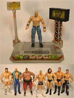 WWE Wrestling Action Figures & Stage