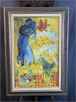 Marc Chagall -Lovers and Daisies