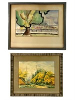(2) L.S Eastman & Don Baker Original Watercolors