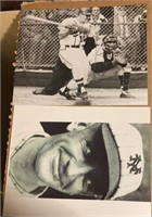 2 Awesome Old timer Baseball Photos - NY STENGEL