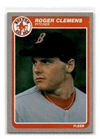 1985 Fleer Roger Clemens Rookie Card #155