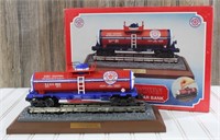 Red Crown Gasoline Vintage Die Cast Tank Bank