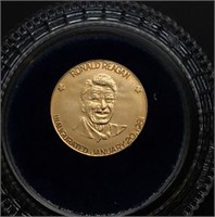 1981 Danbury Mint Ronald Reagan 10K Gold Medal