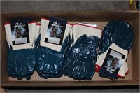 24 pairs of medium liberty coated work gloves