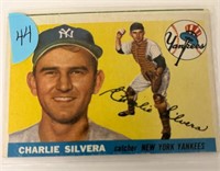1955 Topps Charlie Silvera #188