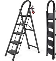 5 Step Ladder with Anti-Slip Pedal - Folding Step