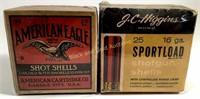 (2) Empty Boxes of Vintage Shotgun Shells