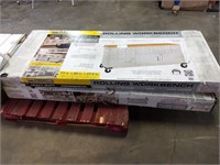 LOT 2 BOXES SEVILLE ULTRA HD ROLLING WK BENCH IN