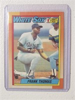 1990 TOPPS FRANK THOMAS RC NAME ON FRONT