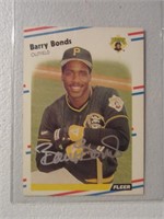 BARRY BONDS SIGNED SPORTS CARD WITH COA PIRATES