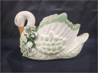 VINTAGE SWAN PLANTER