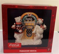 Coca Cola Pearlescent Musical Item In Original Box