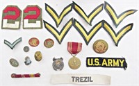 MILITARY PATCH & AWARD LOT - ARMY