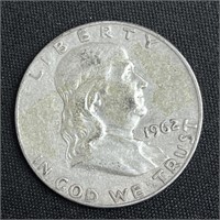 1962 Franklin Silver Half Dollar