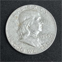 1963 Franklin Silver Half Dollar